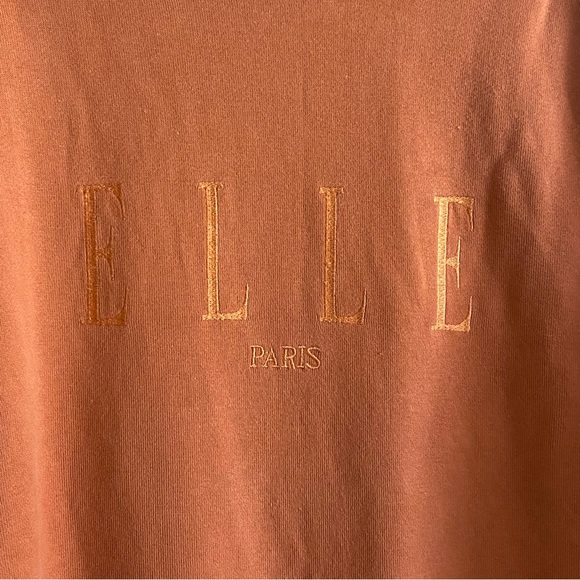 RARE VINTAGE ELLE PARIS EMBROIDERED SWEATSHIRT - Picture 3 of 8